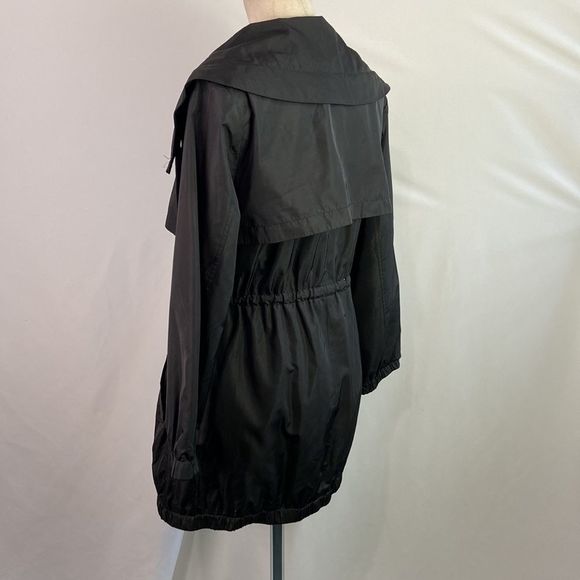 Elie Tahari black nylon zip 3/4 jacket - Picture 13 of 16